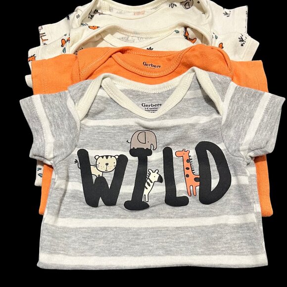 Gerber Other - Gerber 4-Piece Baby Onesies | 3–6 Months | 100% Cotton